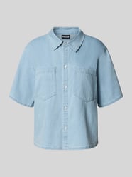 Relaxed Fit Jeanshemd aus Baumwoll-Mix Modell 'TULA' von Pieces - 25