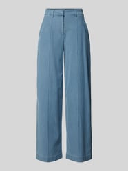 Wide Leg Jeans mit Ziernähten Modell 'KATE' von ICHI Blau - 38