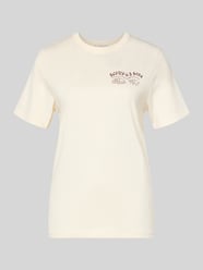 t-shirt z nadrukiem z logo i okrągłym dekoltem od Scotch & Soda - 10