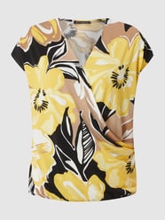Blusenshirt in Wickel-Optik mit floralem Muster  von Betty Barclay Gelb - 26