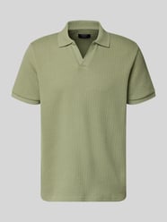 Regular Fit Strick-Poloshirt mit V-Ausschnitt von MCNEAL - 41