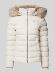 Steppjacke mit Kunstfell und Reißverschluss von Tommy Jeans Beige - 5