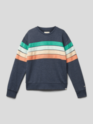 Sweatshirt mit Label-Details Modell 'BREAK' von Rip Curl Blau / Türkis - 21