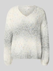 sweter z dzianiny z efektowną przędzą o kroju regular fit od Apricot - 12