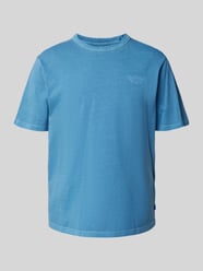 T-Shirt mit Label-Stitching Modell 'Aris' von Pepe Jeans Blau - 10