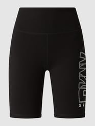 Fietsbroek met logoprint  van DKNY PERFORMANCE Zwart - 34
