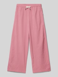 Weite Hose aus reiner Baumwolle Modell 'STINNA' von Only Pink - 10