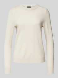 Gebreide pullover met ronde hals van comma - 20