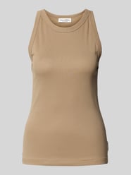 Slim fit tanktop van puur katoen van Marc O'Polo Beige - 33