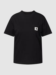 T-Shirt mit aufgesetzter Brusttasche von Carhartt Work In Progress Schwarz - 36