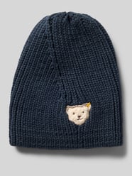 Gebreide muts met motiefstitching van Steiff - 3