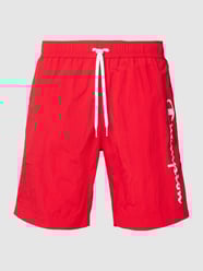 Shorts mit elastischem Bund von CHAMPION Rot - 11