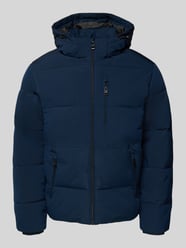 Kurtka pikowana z kieszeniami zapinanymi na zamek błyskawiczny model ‘OWEN’ od JACK & JONES - 35