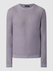 Pullover aus Leinen-Viskose-Mix von Antony Morato Lila - 38