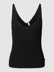 Top met structuurmotief van QS by s.Oliver Zwart - 38