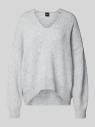 Sweter o kroju loose fit z mieszanka alpaki i wełny model 'Fondyssa' od BOSS Orange - 20