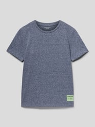 T-shirt z naszywką z logo od Tom Tailor Niebieski - 8