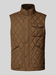 Gilet met opstaande kraag van Polo Ralph Lauren Beige - 39