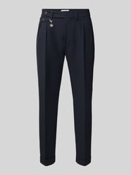 Spodnie o kroju slim fit z dodatkiem wiskozy od Manuel Ritz - 18
