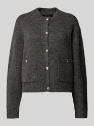 Strickjacke mit überschnittenen Schultern Modell 'CONTIGO' von Vero Moda Grau - 35