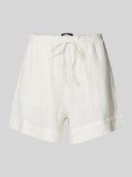 Flared Shorts mit Strukturmuster Modell 'Gauze' von Gina Tricot Weiß - 21