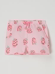 Sweatshorts mit Allover-Muster  von Staccato Rosa - 3