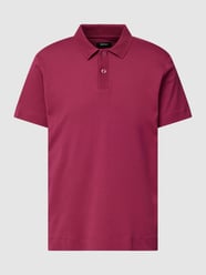 Poloshirt met effen design van Esprit Collection Rood - 8