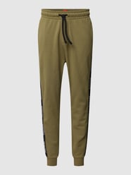 Sweatpants aus Baumwolle mit Galonstreifen Modell 'Sporty' von HUGO Grün - 45