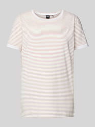 T-Shirt mit Rundhalsausschnitt Modell 'EMASA' von BOSS Beige - 10