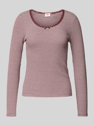 Longsleeve mit U-Boot-Ausschnitt von Levi's® Bordeaux - 5