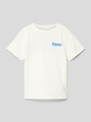 T-Shirt mit Label-Print Modell 'SUNUP' von Element Beige - 41