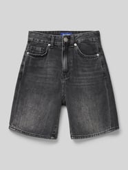 Szorty jeansowe o kroju loose fit z czystej bawełny ekologicznej model 'FADE' od ONLY & SONS - 29