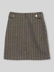 Spódnica mini z mieszanki wełny z detalem z guzikiem od s.Oliver BLACK LABEL - 14