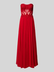 Abendkleid mit Strasssteinbesatz von Mascara Rot - 43