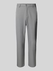 Straight leg stoffen broek met labeldetail van ANOTHER COTTON LAB - 14