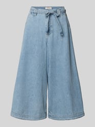 Wide Fit Jeansculotte mit Bindegürtel Modell 'Scarla' von Gang - 26