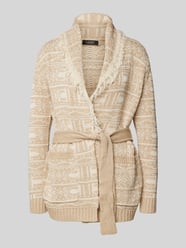 Cardigan mit Reverskragen Modell 'RUZITA' von Lauren Ralph Lauren Beige - 31