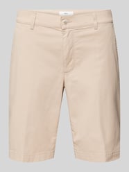 Regular Fit Chino-Shorts mit Gesäßtaschen Modell 'BOZEN' von Brax Beige - 25
