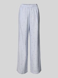 Spodnie materiałowe o kroju comfort fit z mieszanki wiskozy model ‘FIONNA’ od PIECES - 6