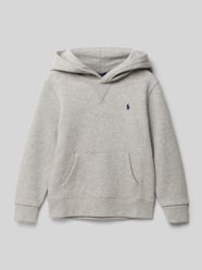 Hoodie mit Label-Stitching von Polo Ralph Lauren Kids - 10