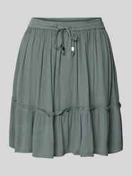 Spódnica mini rozkloszowana z elastycznym pasem model ‘IBIZA’ od Only - 13