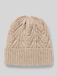Strickmütze mit Strukturmuster Modell 'IAMYNTE' von ICHI Beige - 41