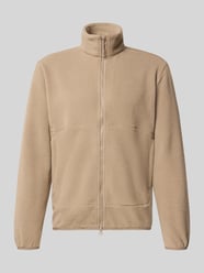 Regular Fit Fleecejacke mit Stehkragen Modell 'JASON' von ONLY & SONS Beige - 39