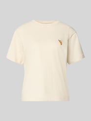 Regular Fit T-Shirt mit Motiv-Stitching von Jake*s Casual - 23