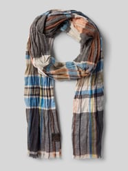 Schal mit Fransen und Label-Detail von camel active Orange - 6