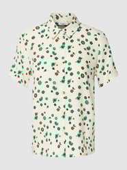 Bluse aus Viskose mit Allover-Print von Marc O'Polo Denim Weiß - 42