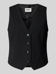 Kamizelka garniturowa o kroju slim fit z piki model ‘CHRISTINA’ od Only - 23