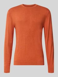Strickpullover mit geripptem Rundhalsausschnitt von MCNEAL Orange - 4