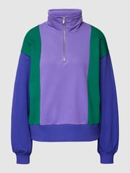 Bluza w stylu Colour Blocking od TheJoggConcept Fioletowy - 26