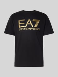 T-Shirt mit Logo und Rundhalsausschnitt von EA7 Emporio Armani - 38